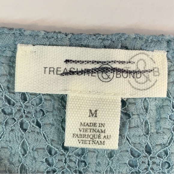 Treasure & Bond Long Sleeve Lace Top - Picture 8 of 11